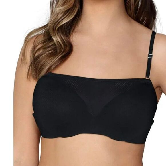 Fruit of the Loom Black Breathable Convertible Cami Bra - Picture 1 of 7
